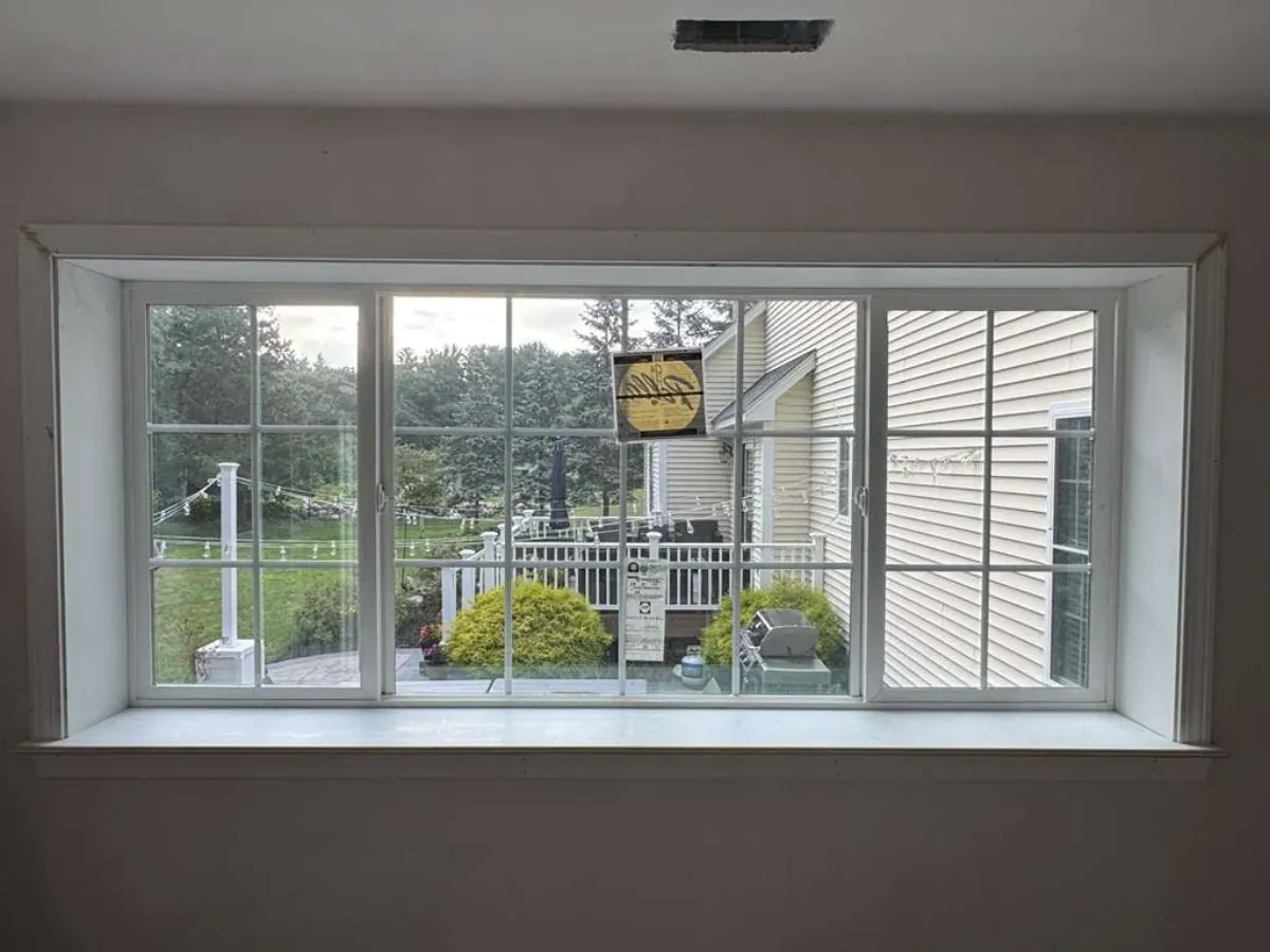 Windows before replacement — Pearl St, Somerville MA