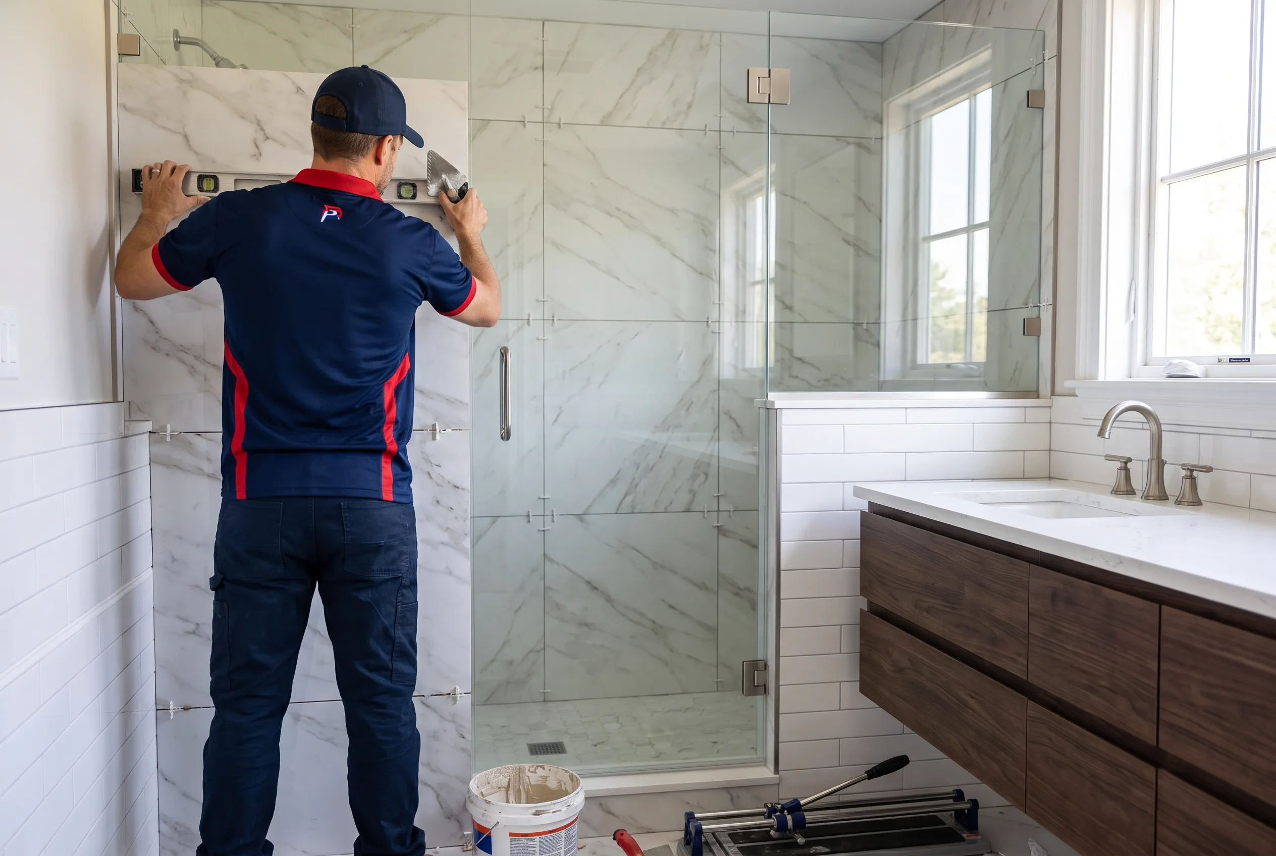 Bathroom remodeling in North Shore, MA - Premium Pro Contractors renovated bathroom