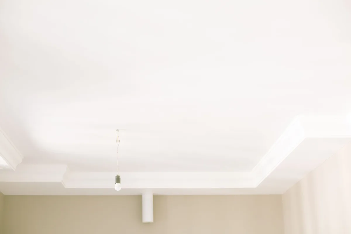 Crown molding along a ceiling line